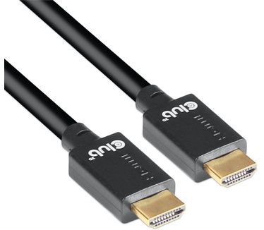 Club 3D Ultra High Speed HDMI 2.1 Kabel 10K 120Hz 48Gbps Male/Male 2 meter (CAC-1372) Zwart