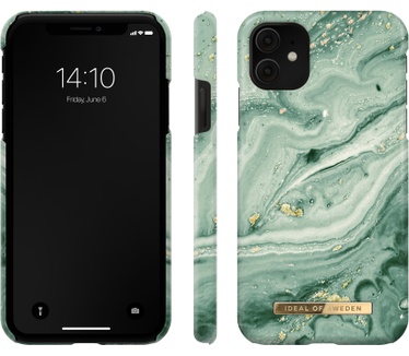 iDeal of Sweden Mint Swirl Marble (iPhone 11/XR) Multi-color