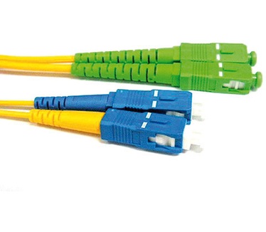 Advanced Cable Technology 0.5 meter LSZH Singlemode 9/125 OS2 glasvezel patchkabel duplex met SC/APC en SC/PC connectoren