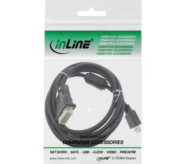 InLine 1.5m HDMI A - DVI 18+1