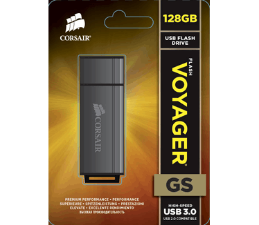 Corsair Flash Voyager GS USB 3.0 128GB Grijs