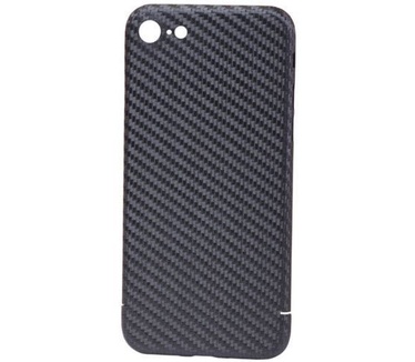 Nevox Originele Carbon Back Cover Hoesje voor de iPhone 7 - Zwart  Zwart
