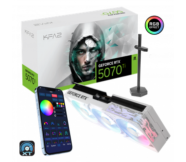 KFA2 GeForce RTX 5070 Ti 1-Click OC White