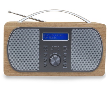 Soundmaster DAB600HBR DAB+ FM radio met voorkeuze zenders en wekfunctie