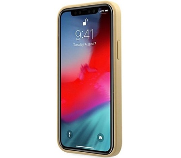 Guess IriDescent Love Hard Case iPhone 12 Pro Max (6.7'') - Zwart  Goud