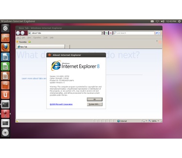 Internet Explorer 8 d.m.v. Wine op Ubuntu