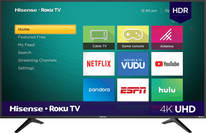 Hisense tv met Roku