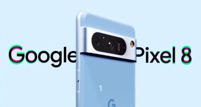 Google Pixel 8 in gelekte promobeelden