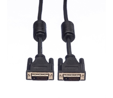 Roline Monitorkabel DVI, M/M, (24+1) dual link 7,5 m