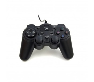 Eminent Ewent USB Dual Shock Joypad Zwart Zwart