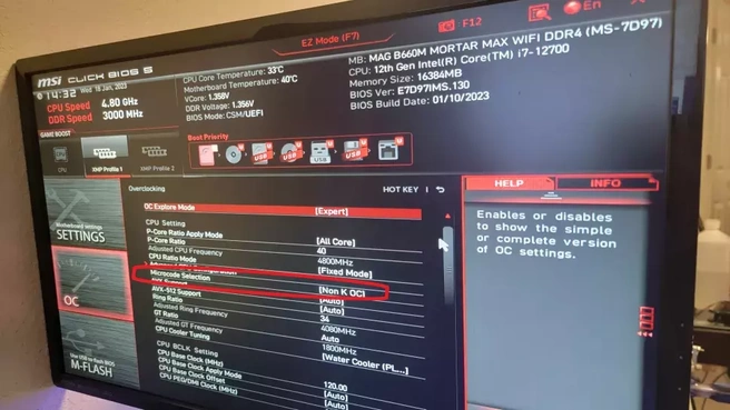 Overclock Intel Alder Lake