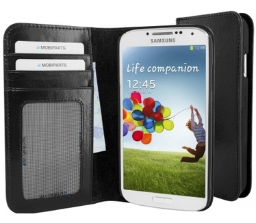 Mobiparts Excellent Wallet Case Samsung Galaxy S4 Jade Black