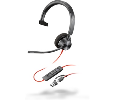 Poly Blackwire 3310 (Zwart)