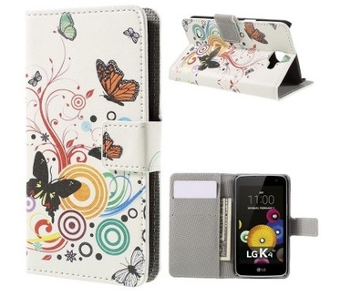 qMust LG K4 Wallet Case - hoesje met stand - Spring