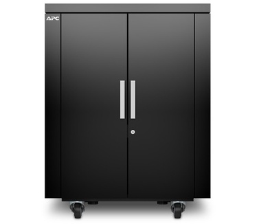 APC NetShelter CX 18U Geluiddempende 'Server Room in a Box', Shock Packaging, Zwart