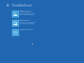 Windows 8 troubleshoot options