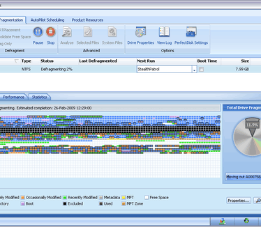 PerfectDisk 10 screenshot