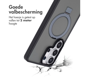 Accezz Ring Stand Backcover met MagSafe Samsung Galaxy S26 Ultra - Zwart