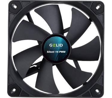 Gelid Solutions Silent 14 PWM Zwart, 140mm