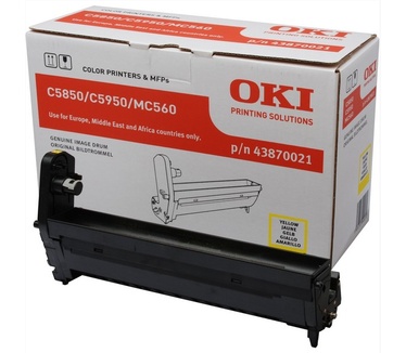 Oki Yellow image drum for C5850/5950