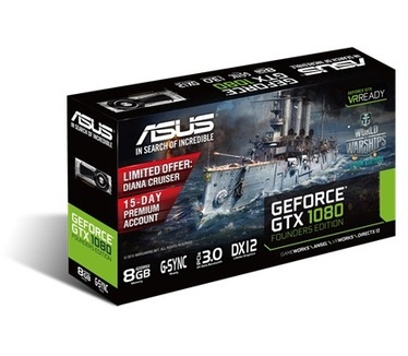 Asus GeForce GTX 1080 Founders Edition 8GB