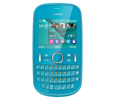 Nokia Asha 201 Paars