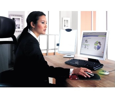 Kensington Duo Gel Polssteun Rood/Zwart