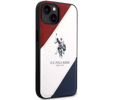 U.S. Polo Double Horse Back Cover - iPhone 14 Plus (6.7") - Wit Wit