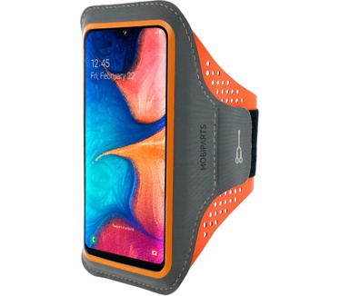 Mobiparts Comfort Fit Sport Armband Samsung Galaxy A20e (2019) Neon Orange