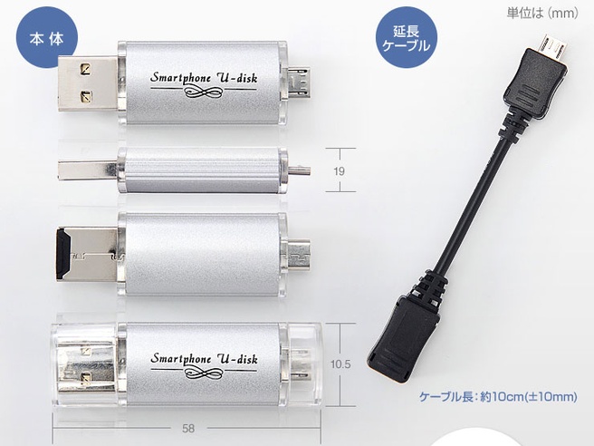 Sanwa dual-usb-drive