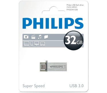 Philips Mono USB 32GB Aluminium