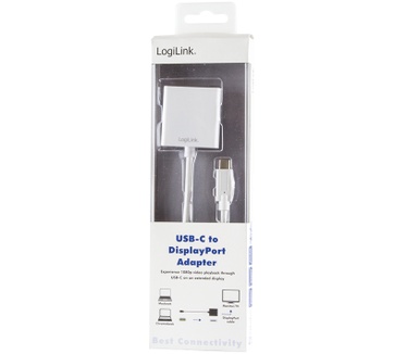 LogiLink 0.14m, USB-C 3.1/DisplayPort