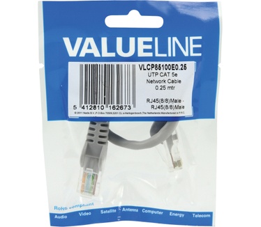 ValueLine 0.25m Cat5e UTP