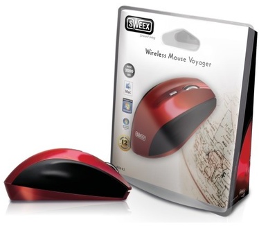 Sweex MI442 Wireless Mouse (Rood)