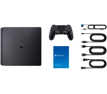 Sony PlayStation 4 Slim 500GB + Horizon Zero Dawn Complete Edition + Rachet & Clank + Spider-Man Zwart