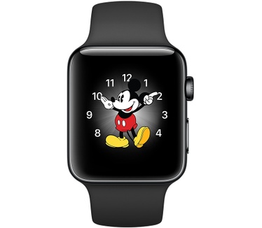 Apple Watch Series 2 (Sportbandje, 38mm) Grijs (Wit)