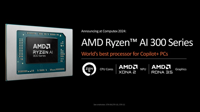 AMD Ryzen AI 300 Computex 2024