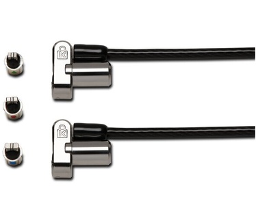 Kensington Universeel 3-in-1-kabelslot met sleutel en dubbele slothoofden