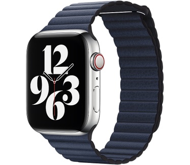 Apple 44mm Diver Blue Leather Loop - Large