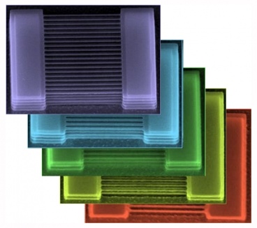 Laagjes silicium nanodraad-transistors