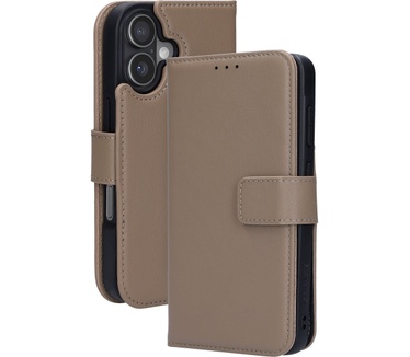 Mobiparts MagSafe geschikte 2 in 1 Wallet Case gemaakt van echt leer