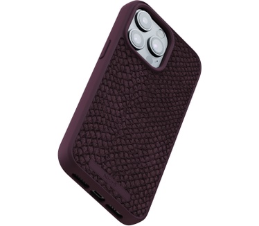 Njord byElements Salmon Leather Magsafe Case for iPhone 15 Pro Max, Rust