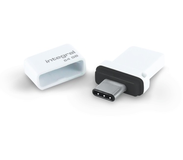 Integral Fusion Dual USB-C & USB-A 64GB Wit