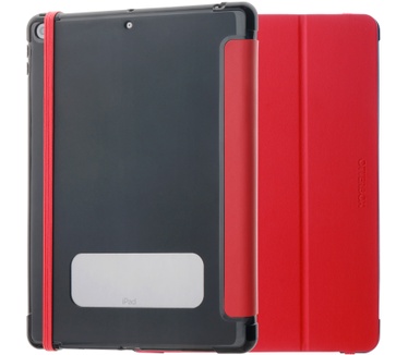 Otterbox OtterBox React Folio-hoes voor iPad 8th/9th gen, schokbestendig, valbestendig, ultradun, beschermende folio-hoes, getest volgens militaire standaard, Rood