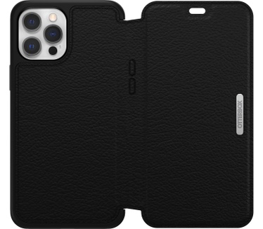 Otterbox Strada Leren Book Case Apple iPhone 12 Pro Max Zwart