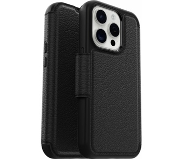 Otterbox Strada Series Folio MagSafe voor iPhone 15 Pro, Shadow - Geen retailverpakking