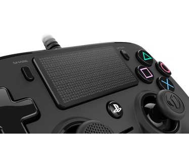 Nacon Officieel gelicenseerde Wired Compact Controller voor PS4 - zwart