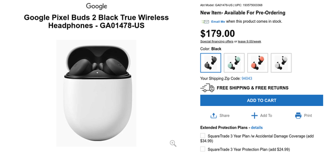Google Pixel BUds 2