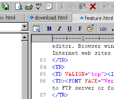 Editplus screenshot