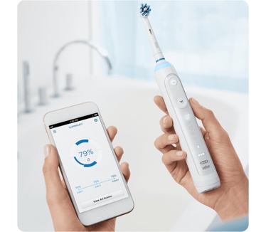 Oral-B Genius 10100S White Elektrische Tandenborstel Powered By Braun